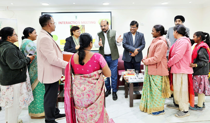 Interaction of Hon’ble Secretary DARE & DG, ICAR with women FPO leaders